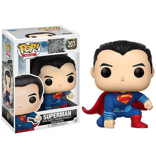 Funko Pop ! Dc Heroes Justice League - (207) Superman Statuetta Vinyl Figure 9Cm