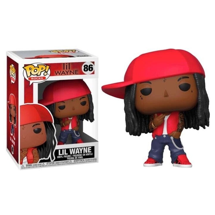 Funko Pop ! Rocks - (86) Lil Wayne - Statuetta Vinyl Figure 9Cm Da Collezione