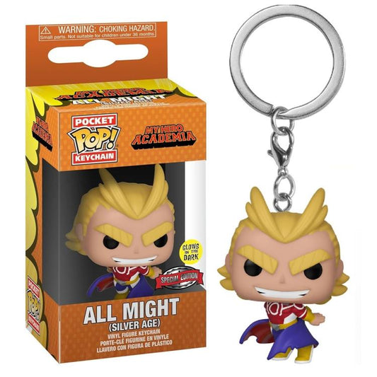 Funko Pop ! Keychain My Hero Academia - (All Might) G.W.T.D Special Edition 4Cm