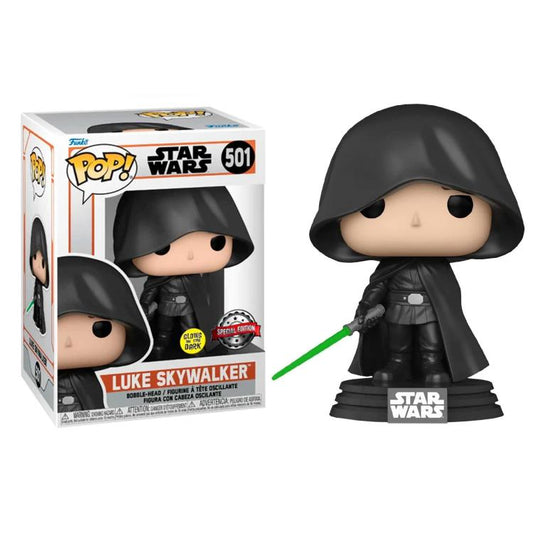 Funko Pop! Star Wars - The Mandalorian (501) - Luke Skywalker Vinyl Figure 9Cm