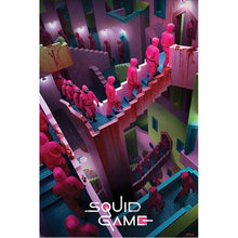 Pyramid (Squid Game) Maxy Poster: "Scale Pazze" (91,5x61) Serie Tv Netflix