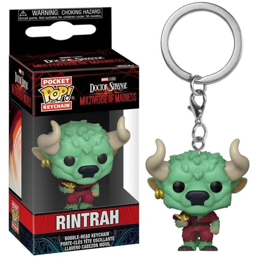 Funko Pop ! Keychain Pocket - Marvel Doctor Strange (Rintrah) Portachiavi 9Cm