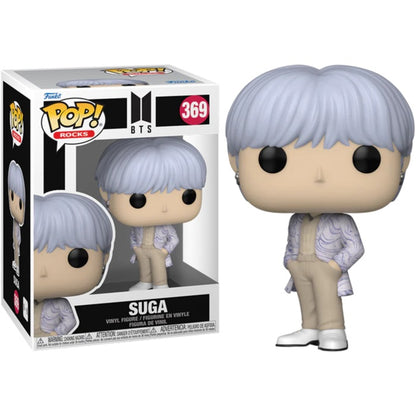 Funko Pop ! Rocks Bts Series 4 - (369) Suga Proof Vinyl Figure Boyband 9Cm Group