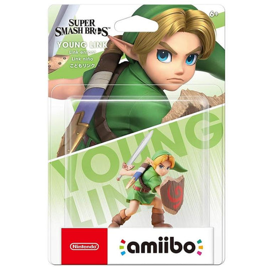 AMIIBO NINTENDO SUPER SMASH BROS COLLECTION - YOUNG LINK GIOVANE STATUA ZELDA