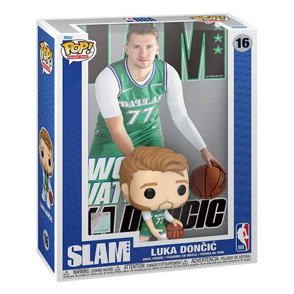 Funko Pop ! Magazine Covers Slam Nba - (16) Luka Doncic Vinyl Figure Mavericks