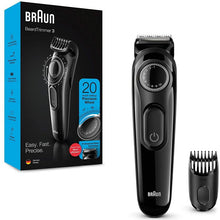 Braun Beard Trimmer 3 Rasoio Elettrico Ricaricabile Tagliacapelli Regolabarba