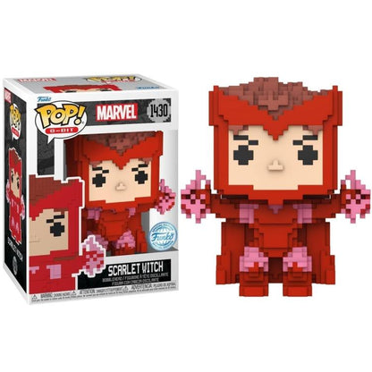 Funko Pop Marvel 8-Bit (1430) - Scarlet Witch Vinyl Figure Special Edition 9Cm