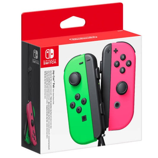 Joy-Con Coppia Controller Nintendo Switch Verde Rosa Pad Joystick Ufficiale Neon