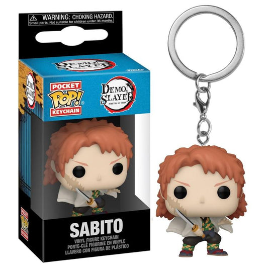 Funko Pop ! Keychain Animation - Demon Slayer (Sabito) Portachiavi Vinyl Figure