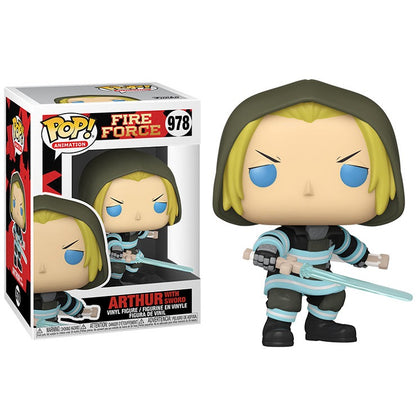 Funko Pop ! Animation Fire Force - (978) Arthur With Sword Figure Anime 9Cm