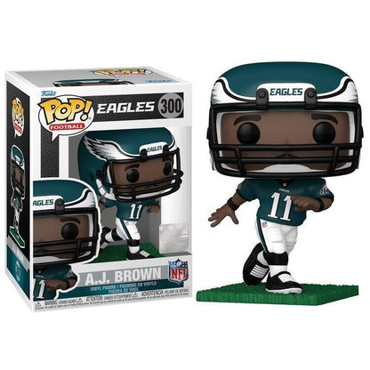 Funko Pop ! Football - Nfl Eagles (300) A.J. Brown - Statuetta Vinyl Figure 9Cm