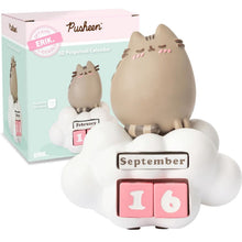 Calendario Perpetuo - Pusheen The Cat (Purrfect Love) 3D in Resina da Tavolo | Decorazione da Scrivania per Fans Pusheen 12 x 10 x 13 cm