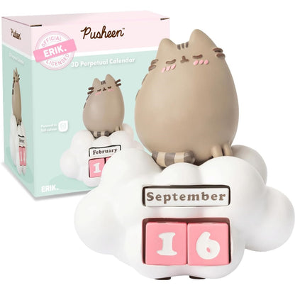 Pusheen The Cat Purrfect Love Calendario 3D Perpetuo in Resina Da Tavolo