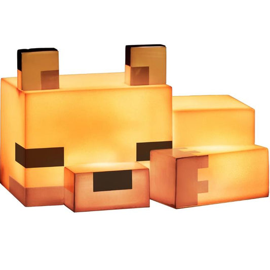Paladone Lampada Minecraft Fox Volpe - Lampada Luce Led Notturna A Batterie Aaa