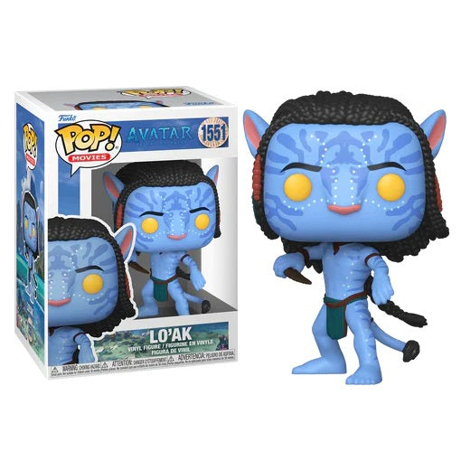 Funko Pop ! Movies Avatar The Way Of Water - (1551) Lo'Ak Battle Figure 9Cm