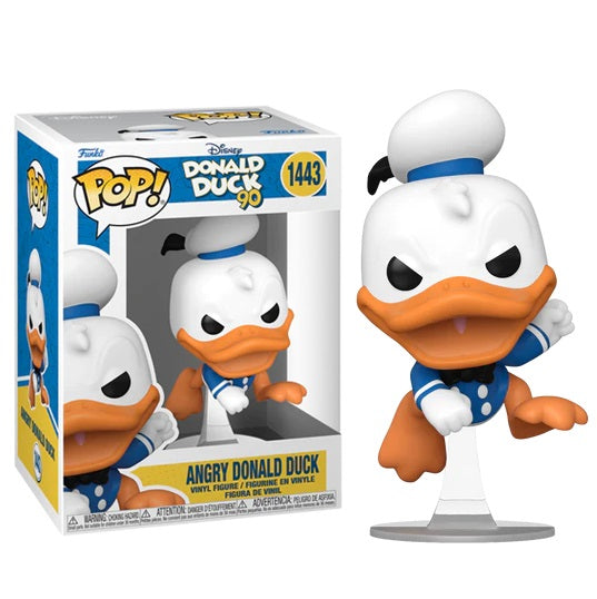 Funko Pop ! Disney Donald Duck 9Oth - (1443) Angry Donald Duck Figure Paperino
