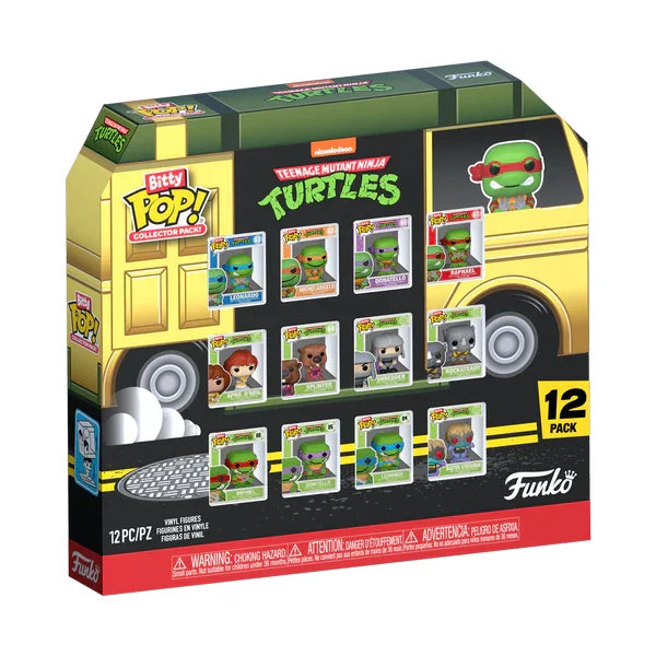Funko Bitty Pop! Tenage Mutant Ninja Turtles Collector Pack - 12 Mini Figure