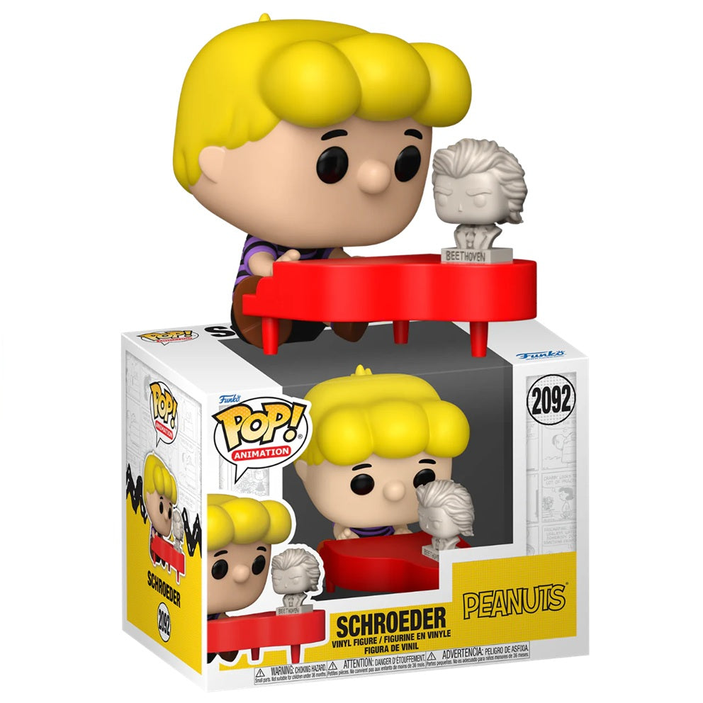 Funko Pop ! Tv Peanuts - (2092) Schroeder w/ Piano and Beethoven Figure