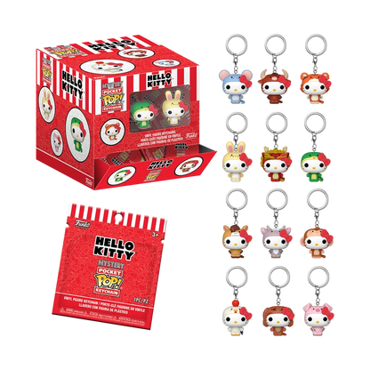 Funko Pop ! Keychain: Hello Kitty (Animals) Portachiavi a Sorpresa da Collezione