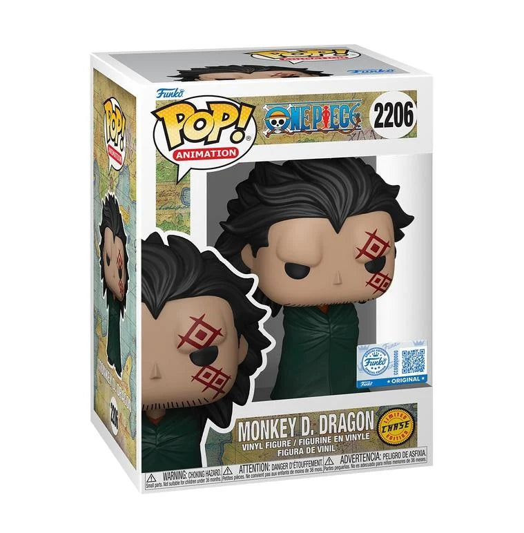 Funko Pop ! Animation One Piece - (2206) Monkey D. Dragon (Chase) Edition 9cm