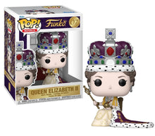 Funko Pop ! Royals - (07) Queen Elizabeth II (Coronation) Regina Elisabetta 12cm