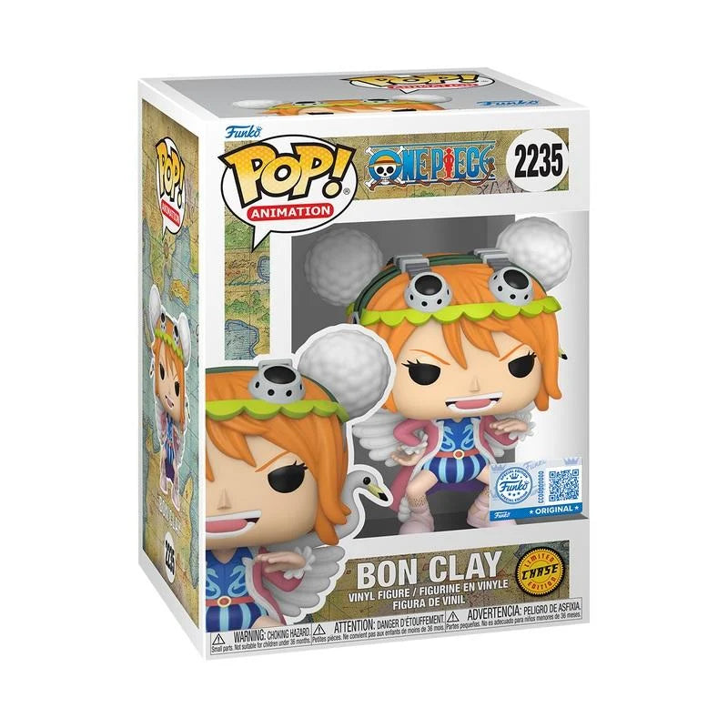 Funko Pop! Animation: One Piece (2235) Bon Clay Mr.2 - Figure 9cm (Special Edition) CHASE