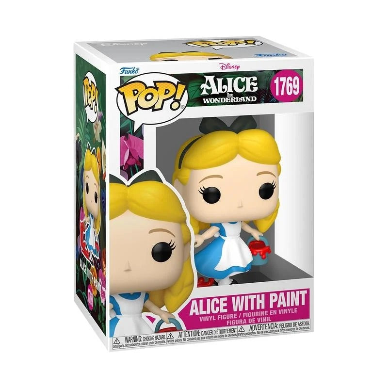 Funko Pop! Disney: Alice in Wonderland S3: Alice w/Paint (1769) Vinyl Figure 9cm (Preorder)