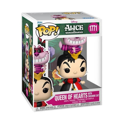 Funko Pop! Disney: Alice in Wonderland S3: Queen of Hearts w/Cheshire (1771) Vinyl Figure 9cm (Preorder)