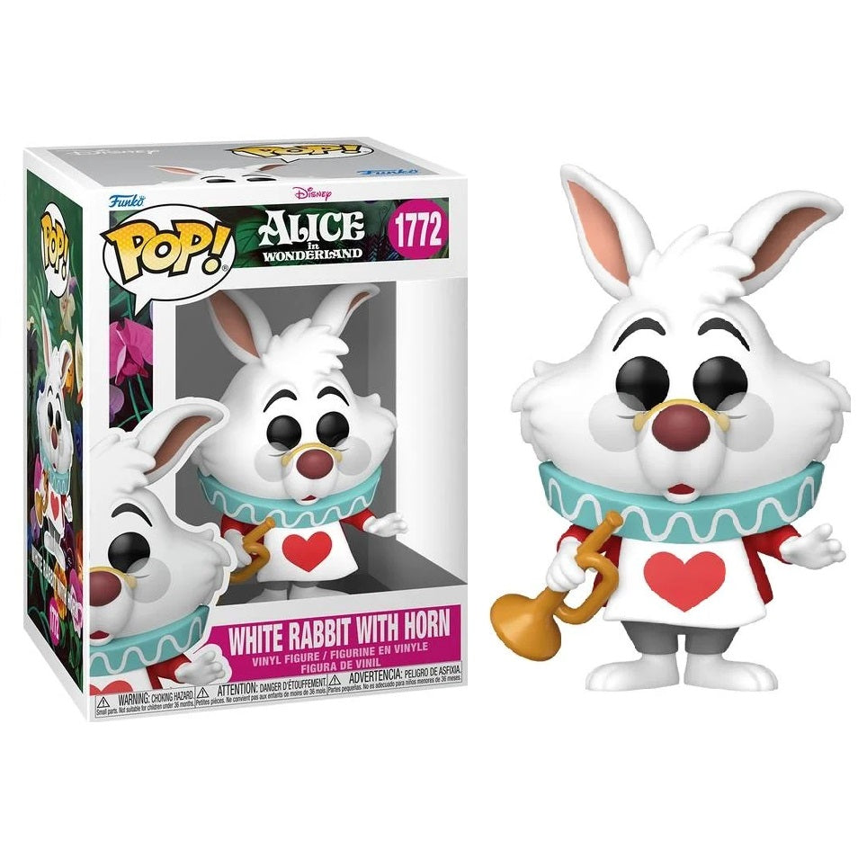 Funko Pop! Disney: Alice in Wonderland S3: White Rabbit w/Horn (1772) Vinyl Figure 9cm (Preorder)
