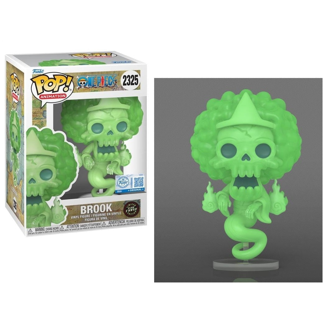 Funko Pop! Animation One Piece - (2325) Ghost Brook (Glows In The Dark) Chase 9cm - Figure Vinyl EXM