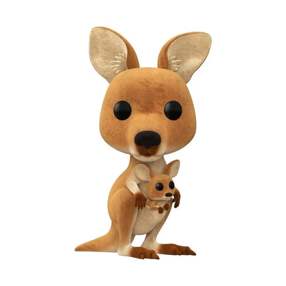 Funko Pop ! Australian Animals - (112) Kangaroo Figure Flocked (Canguro) 9cm