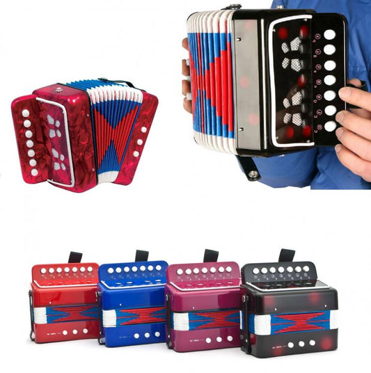 Mini Organetto Fisarmonica Strumento Musicale Di Musica Idea Regalo Per Bambini