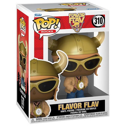 Funko Pop ! Rocks  - Flavor Flav (310) Music Vinyl Figure Rapper Actor U.S.A.