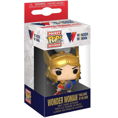 Funko Pop Pocket Keychain Wonder Woman 80Th Challenge Of The Gods Portachiavi