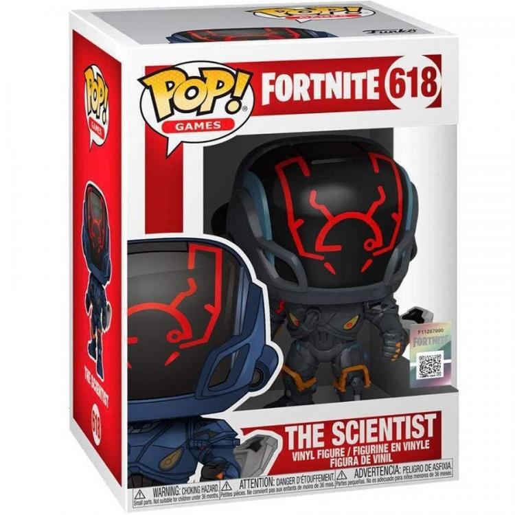 Funko Pop ! Games Fortnite - The Scientist (618) Vinyl Figure Da Collezione