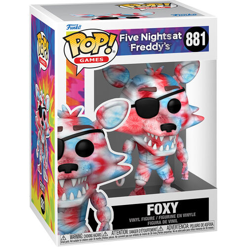 Funko Pop ! Games Five Nights At Freddy'S - (881) Tie-Dye Foxy Figure Vinyl Fnaf