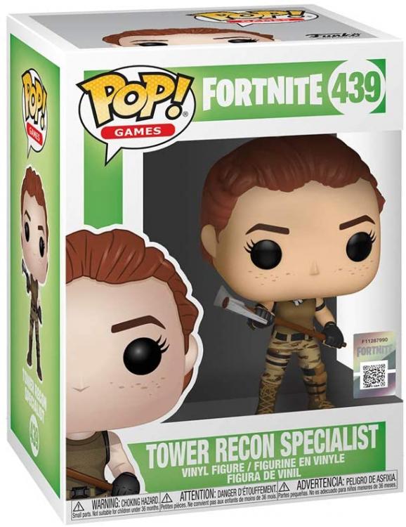 Funko Pop ! Games Fortnite Tower Recon Specialist 439 Vinyl Figure Da Collezione