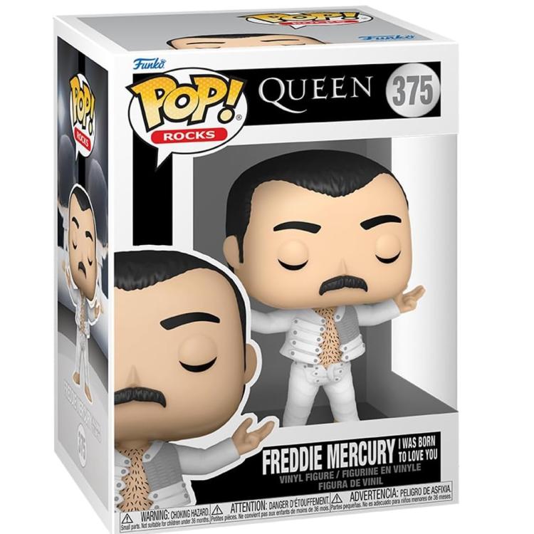Funko Pop ! Rocks Queen - (375) Freddy Mercury I Was Born To Love You Figure 9Cm