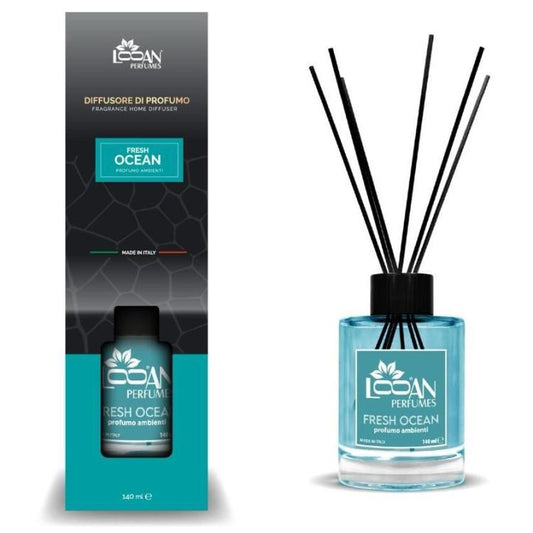 Looan Profumatore Ambiente Bastoncini 140Ml Diffusore Profumo Casa Fresh Ocean