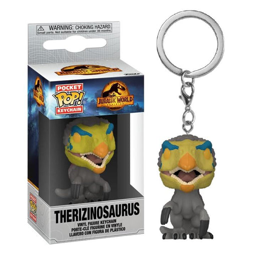 Funko Pop ! Keychain Pocket Jurassic World - (Therizinosaurus) Portachiavi 4Cm