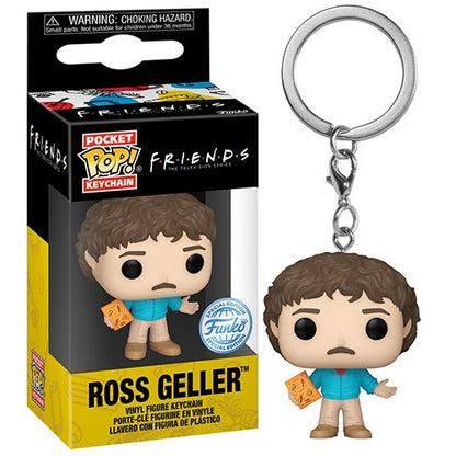 Funko Pop ! Friends - Ross Geller Vinyl Figure 4Cm Keychain Portachiavi