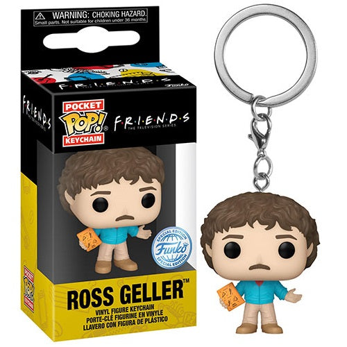 Funko Pop ! Friends - Ross Geller Vinyl Figure 4Cm Keychain Portachiavi