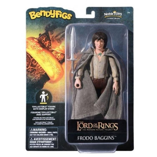 BENDYFIGS LORD OF THE RING FRODO BAGGINS ACTION FIGURE 18CM SIGNORE DEGLI ANELLI