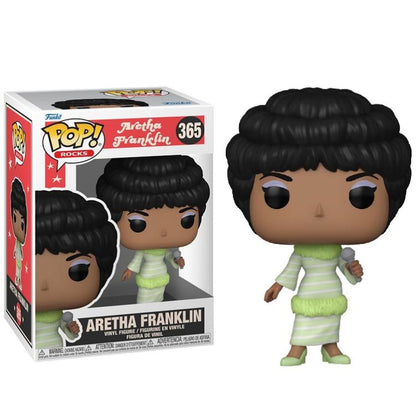 Funko Pop ! Rocks - (365) Aretha Franklin Figure Vinyl 9Cm The Queen Of Soul