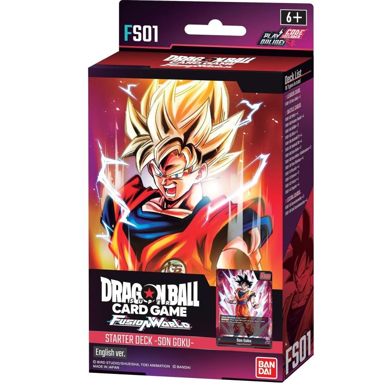 Dragon Ball Super Fusion World Starter Deck Fs01 Son Goku Eu Eng Tgc Card Game