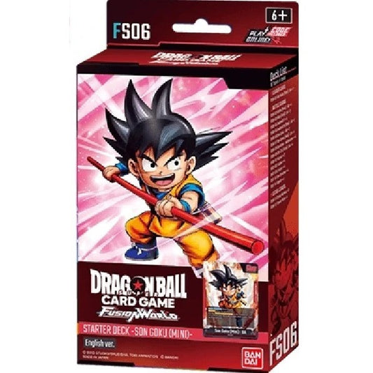Dragon Ball Super Fusion World Starter Deck Fs06 Son Goku Mini Tgc Card Game Eng