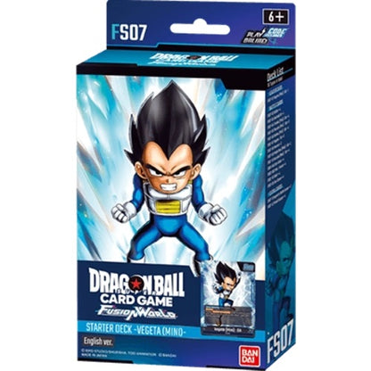 Dragon Ball Super Fusion World Starter Deck Fs07 Vegeta Mini Tgc Card Game Eng