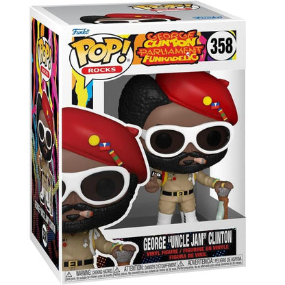 Funko Pop ! Rocks George Clinton Parliament - (358) George "Uncle Jam" Clinton