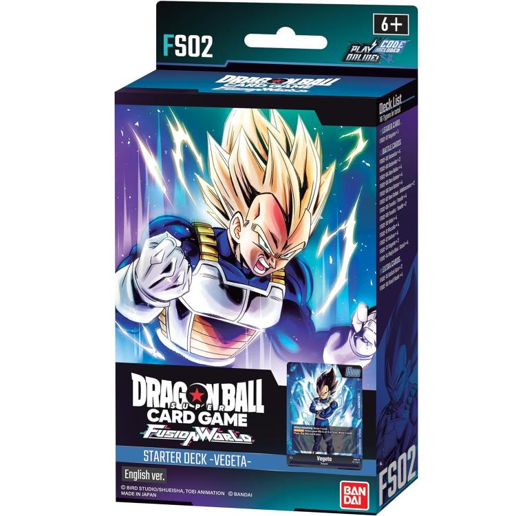 Dragon Ball Super Fusion World Starter Deck Fs02 Vegeta Eu Eng Tgc Card Game