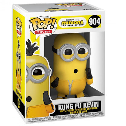 Funko Pop ! Minions 2 - (904) Kung-Fu Kevin Figure Vinyl 9Cm Minion Nuovo
